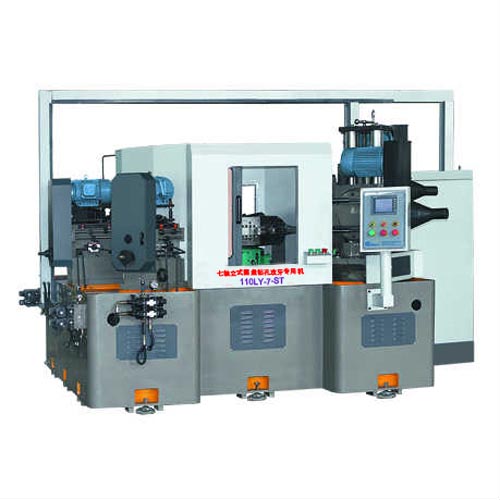 110LY-7-ST 七轴立式圆盘钻孔攻牙专用机