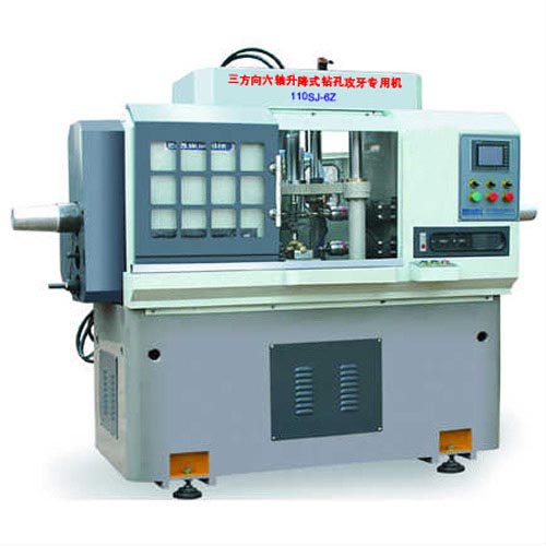 110SJ-6Z 三方向六轴升降式钻孔攻牙专用机