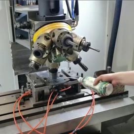 多轴器（钻孔、攻牙）一步到位加工视频