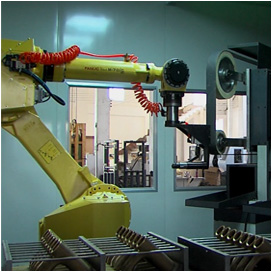 机器人抛光圆柱水龙头