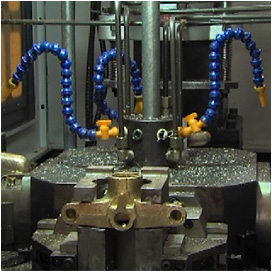 立式圆盘三轴钻孔攻牙专用机